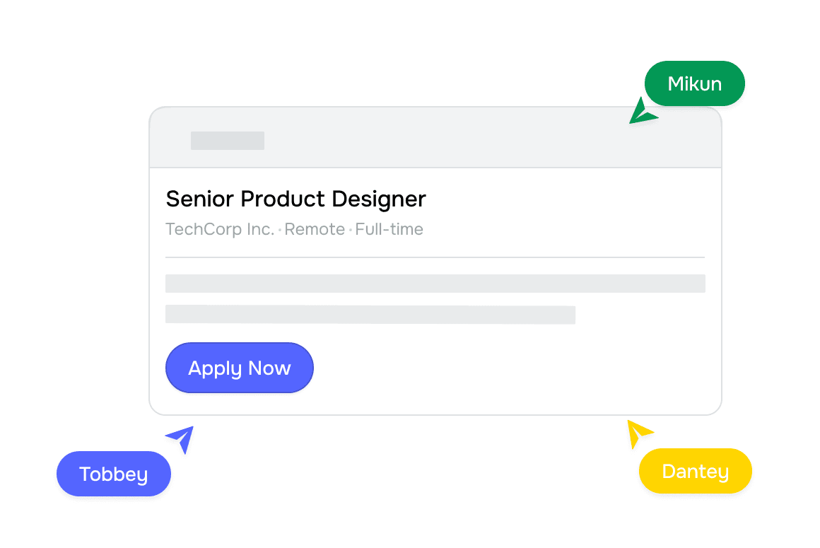 Job seekers using Tiaago